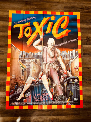 TOXIC AVENGER - RARE ORIGINAL BIG POSTER