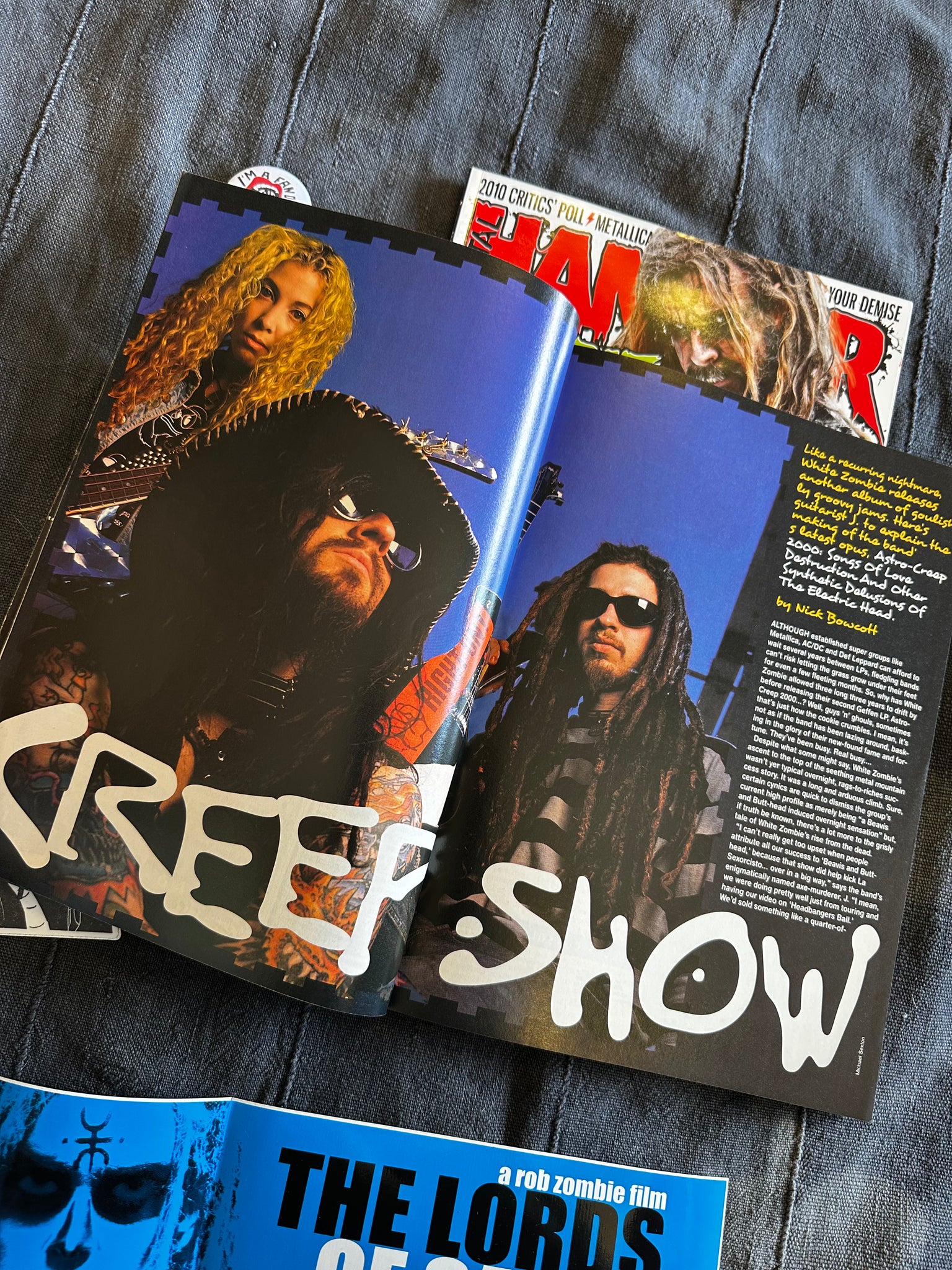 WHITE ZOMBIE VINTAGE MAGAZINE BUNDLE