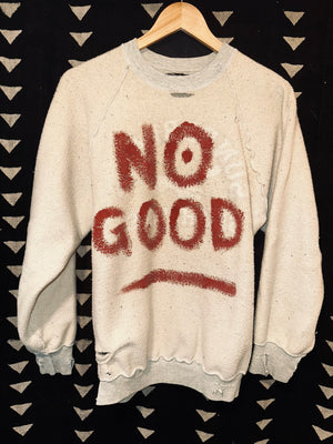 VINTAGE HAND PAINTED - NO GOOD - MENS M