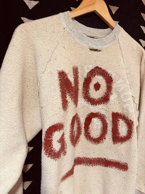 VINTAGE HAND PAINTED - NO GOOD - MENS M