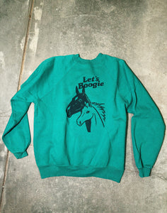 LETS BOOGIE HORSEY CREW - MENS S/WOMENS L